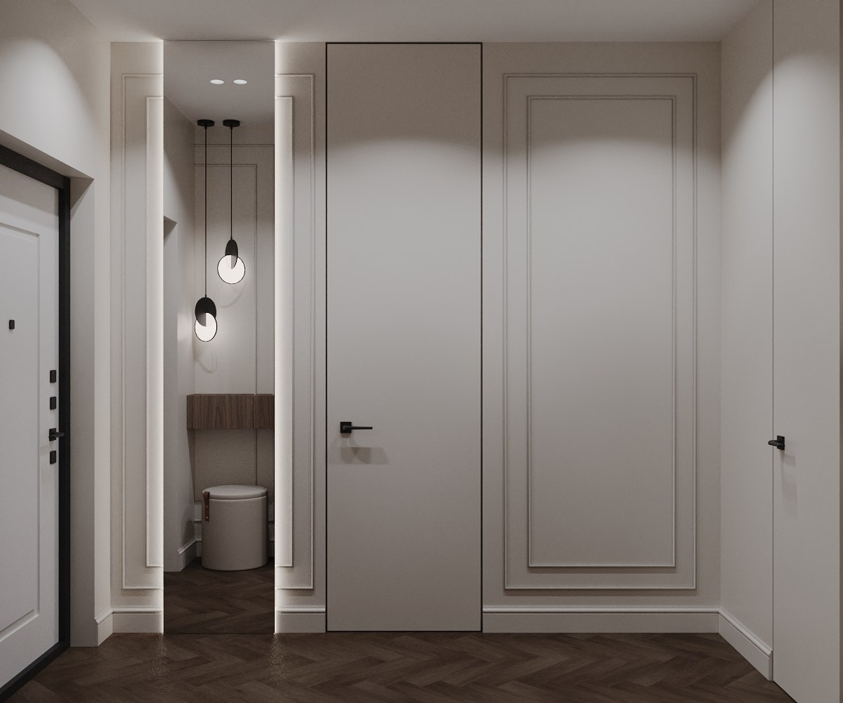 Квартира 52 кв. м. ЖК Сибиряков. Annything design