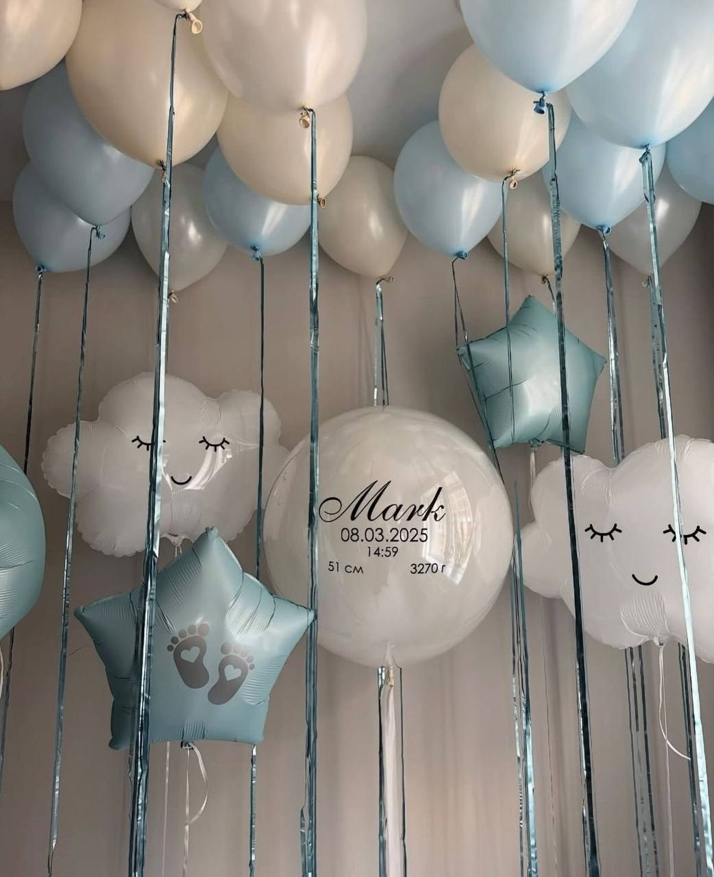 First B-Day. Balloons and decorations in Serbia. Delivery 24/7