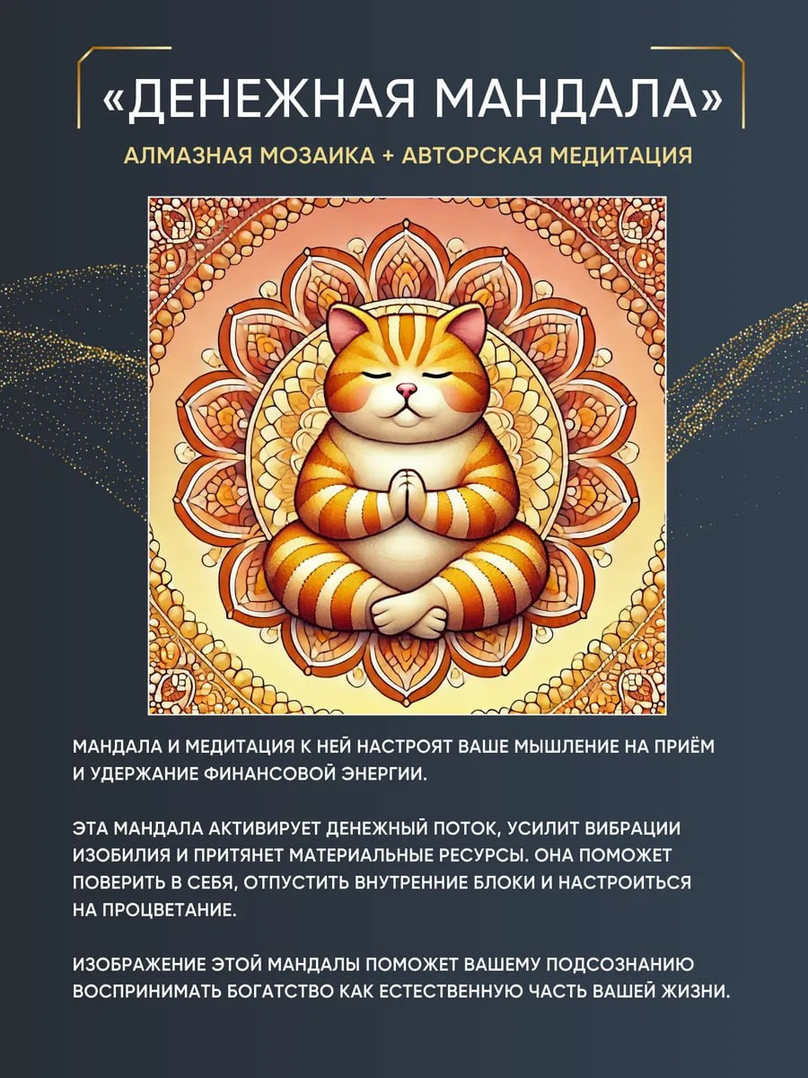 Новая коллекция с медитацией. Алмазная мозаика CVL