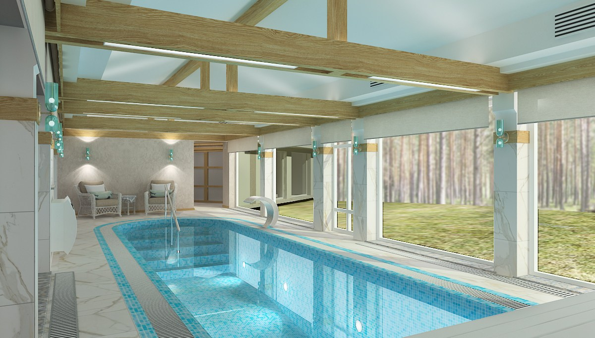 Бассейн в Ильечёво. Дизайнер в Санкт-Петербурге Дмитрий Цыбулько