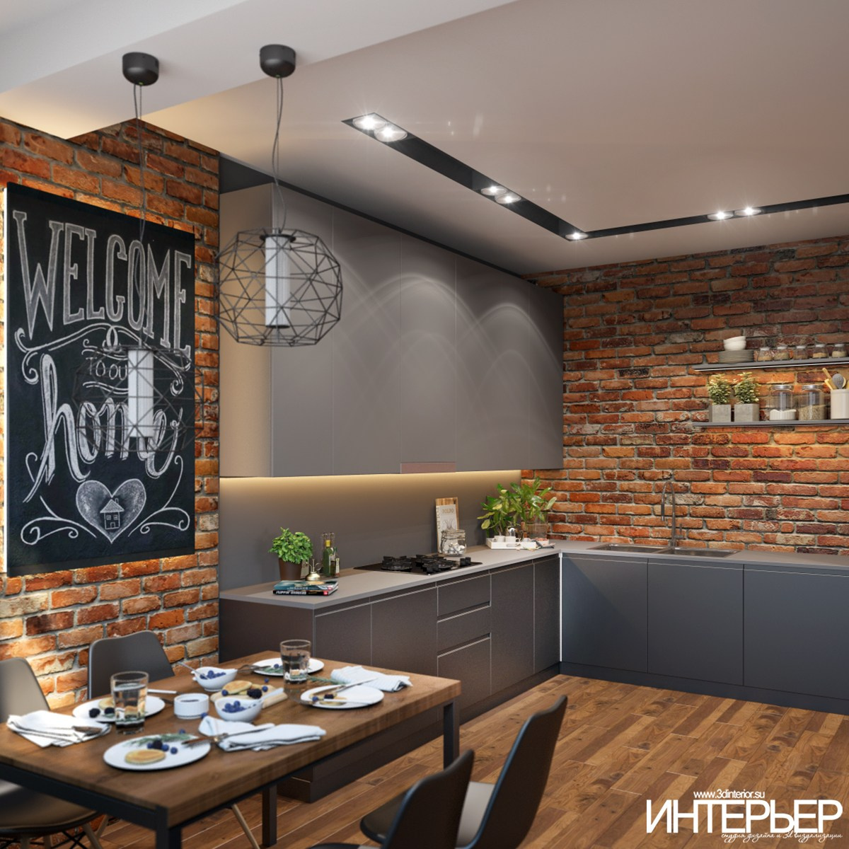 Портфолио. Дизайн интерьера, 3D визуализация и 3D моделирование. Создание проектов и чертежей. КМВ: Кисловодск, Пятигорск, Ессентуки и удаленно