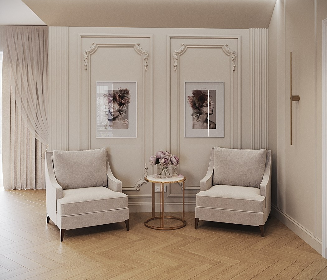 Дом в Неоклассике. Студия дизайна