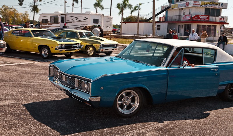 DrugRacing на автомобилях выпущенных до 1975 г. США, Флорида, 2010. Фотограф Василий Буланов
