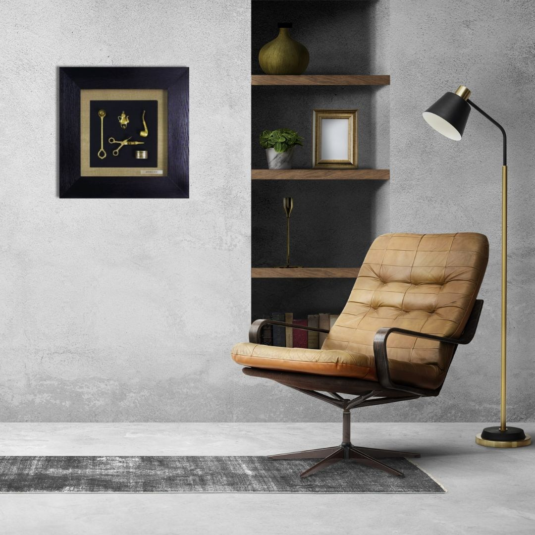 Два компонента. Латунь. CuZn. Дизайнерские предметы интерьера. Премиальные, стильные подарки