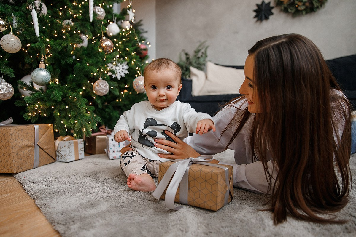 Зимняя фотосессия в студии. Фотограф Олеся Жомер