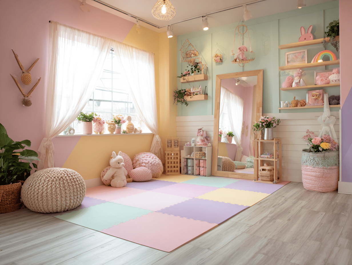 Детская фотостудия с мягким светом и реквизитом для съёмки малышей, фотограф Карасёва Елена