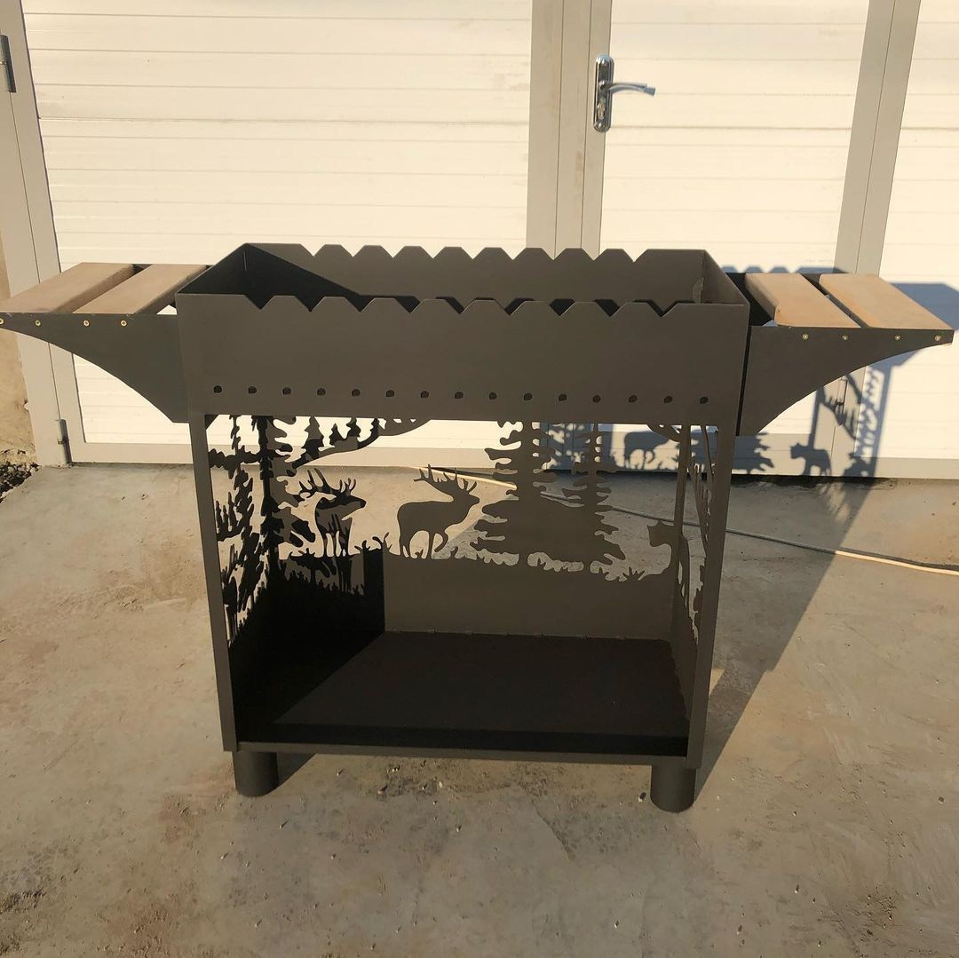 Мангалы с резным рисунком. Купить / заказать мангал для дома в Краснодаре от производителя «Мангал Мастер»