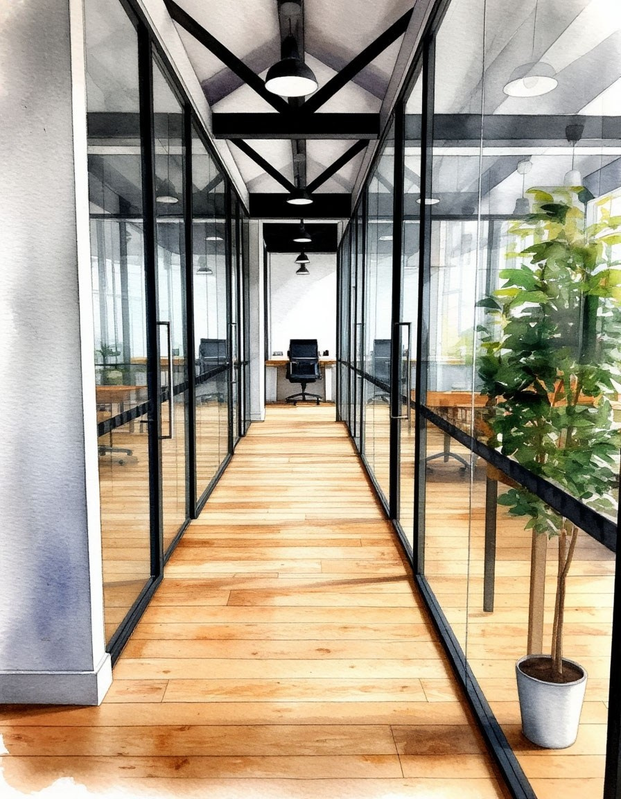 Админ офис типографии. Дизайнер интерьеров в Спб Григорьева Майя