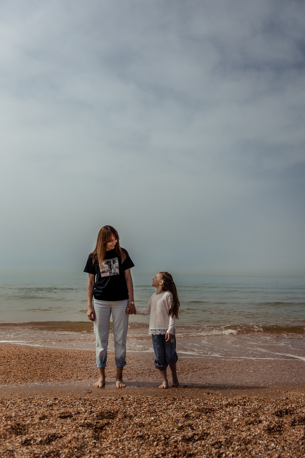 Катя с девочками — утро на пляже. Семейный фотограф Новороссийск, Анапа, Геленджик — Юлия Давыдова