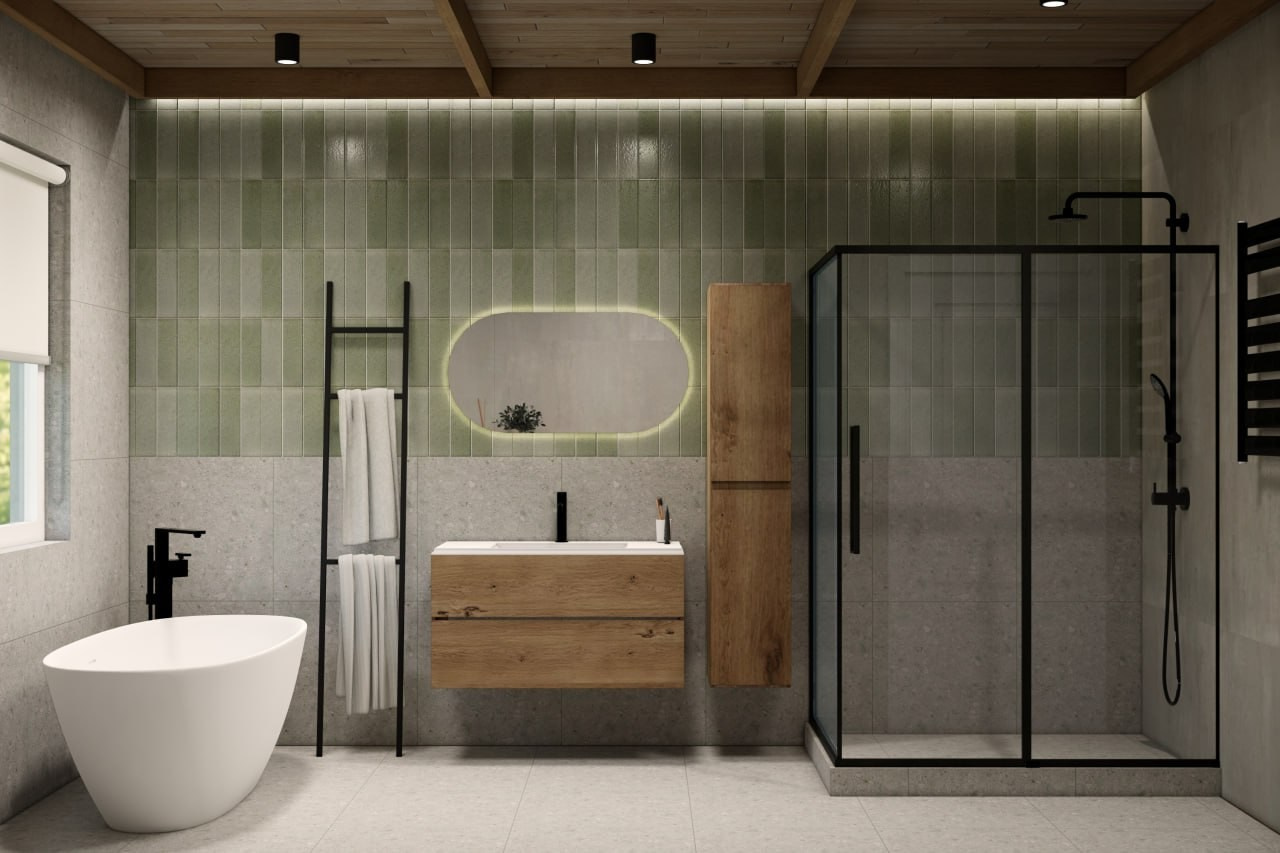 Загородный дом 110 м² в Ленинградской области (совместная работа с Любовью Поляковой designpolyakova.ru). Push-design.ru