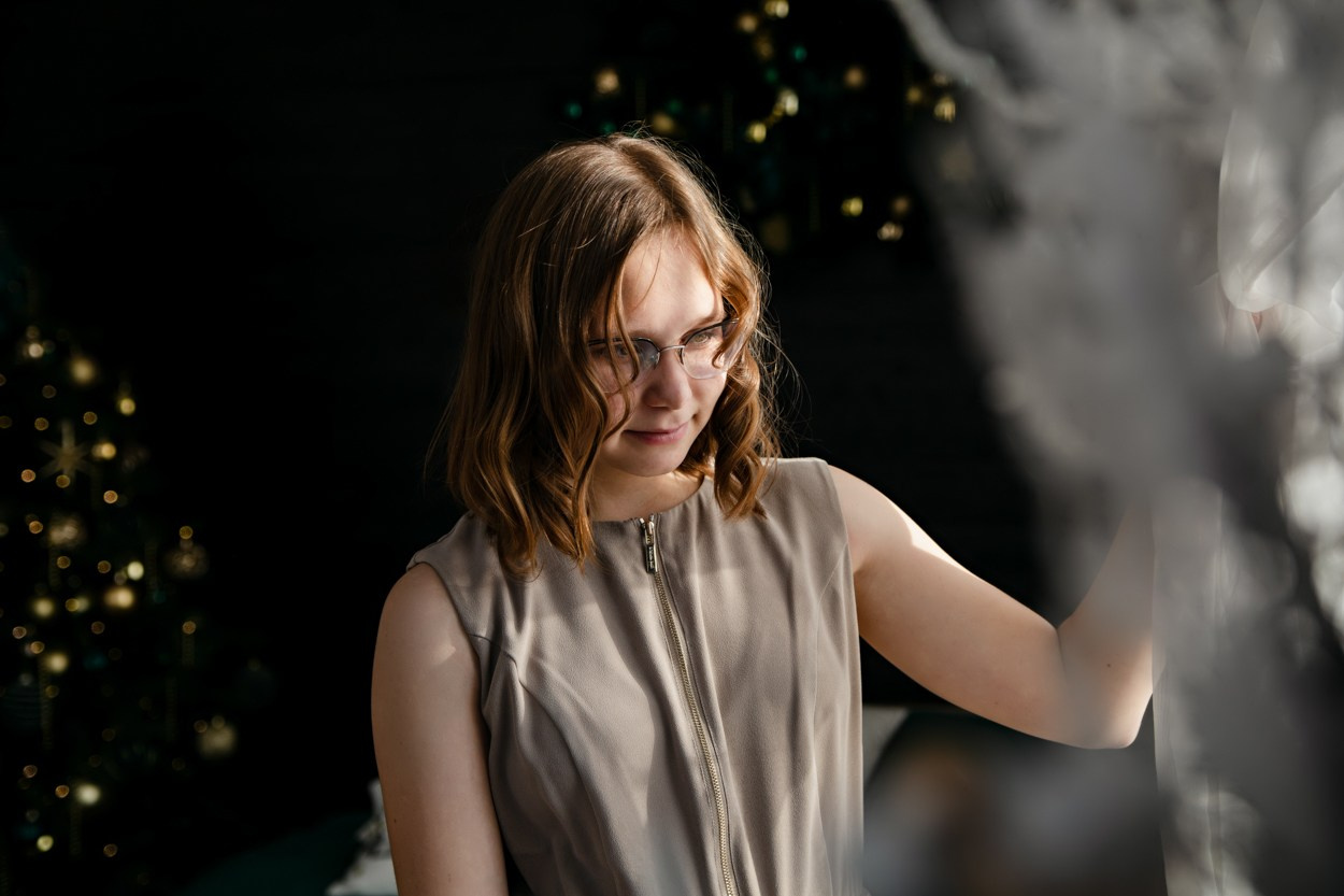 Семейная новогодняя фотосессия. Студийная съёмка. Арт-фотограф. Фотосъемка, авторские принты для интерьера