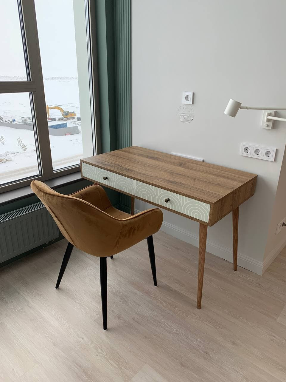 «На набережной» 37кв.м, фото. Дизайнер интерьеров Olala interior design