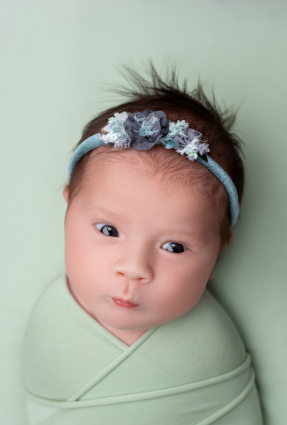 Newborn съемка Анюты. Фотограф новорождённых и малышей до года в Москве и Московской области