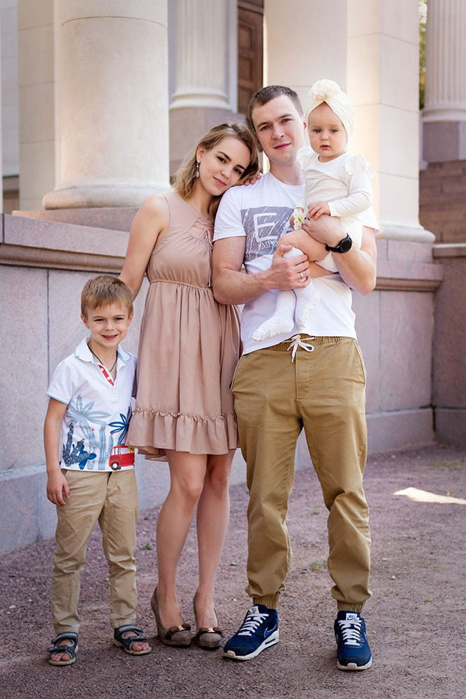 Семейная фотопрогулка. Семейный, детский фотограф в Москве Дегтярева Анастасия