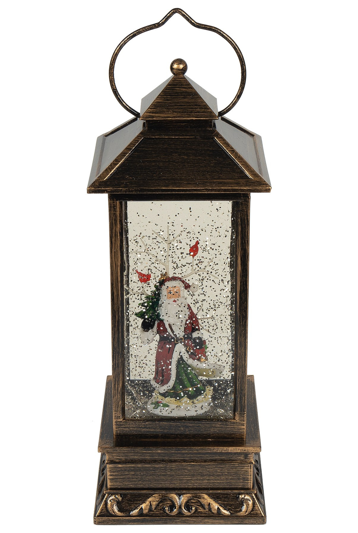 Ночник с дедом морозом музыкальный на батарейках с подсветкой