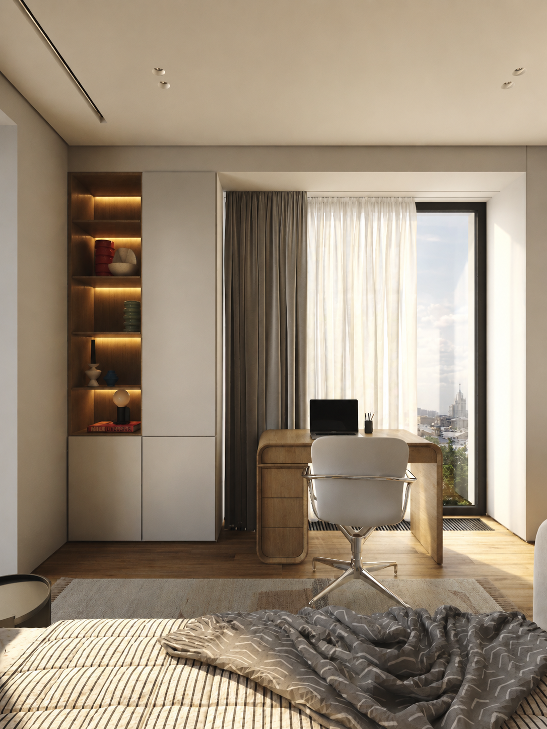 Квартира в ЖК Upside Towers (с авторским сопровождением). Дизайнер интерьера в Москве