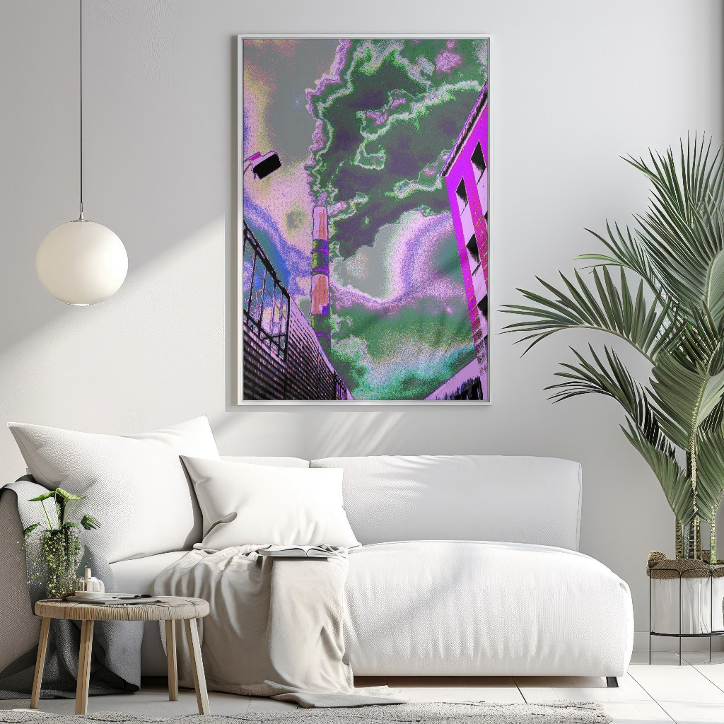 Урбан в интерьере. Glitch Artist Dmitriy Fayvilovich