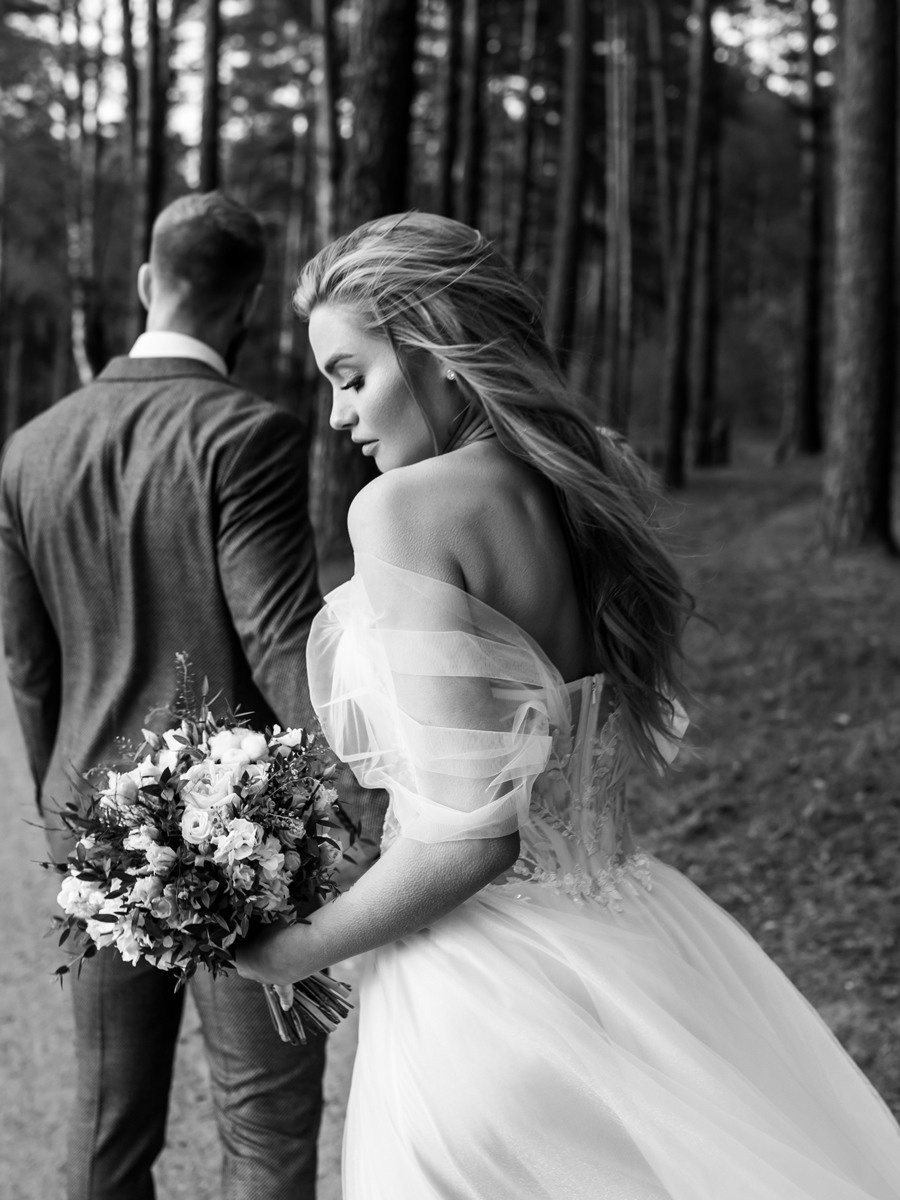 Виктория и Артем. Свадебный салон-ателье Бонжур в Минске Bonjour