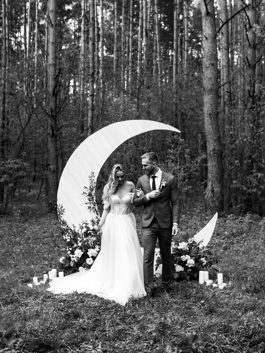 Виктория и Артем. Свадебный салон-ателье Бонжур в Минске Bonjour