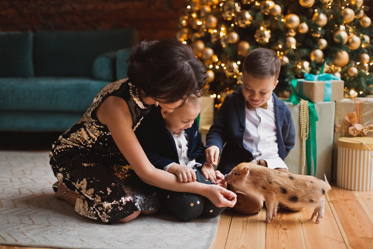 Ольга, Тимофей, Андрей и Фарион