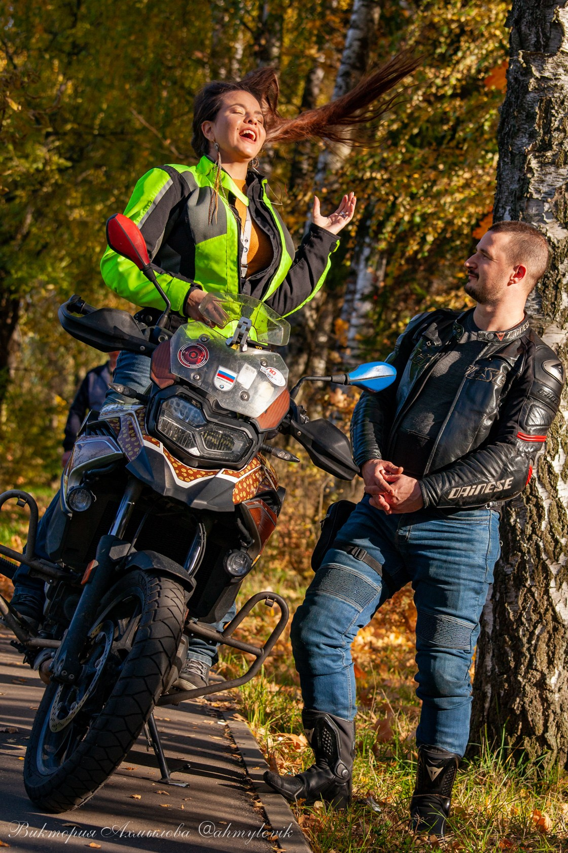 Маша Печенька (BMW GS1200). Виктория Ахмылова. Фотограф в Москве