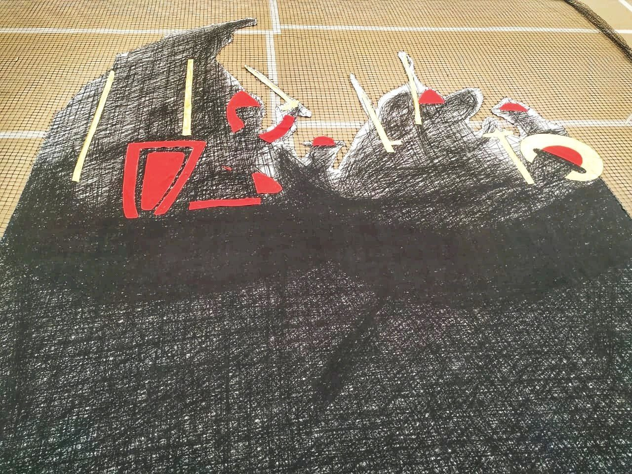 Декорации для хоровой оперы «Сказ о Борисе и Глебе». История занавеса. Превращаем идею в технологию