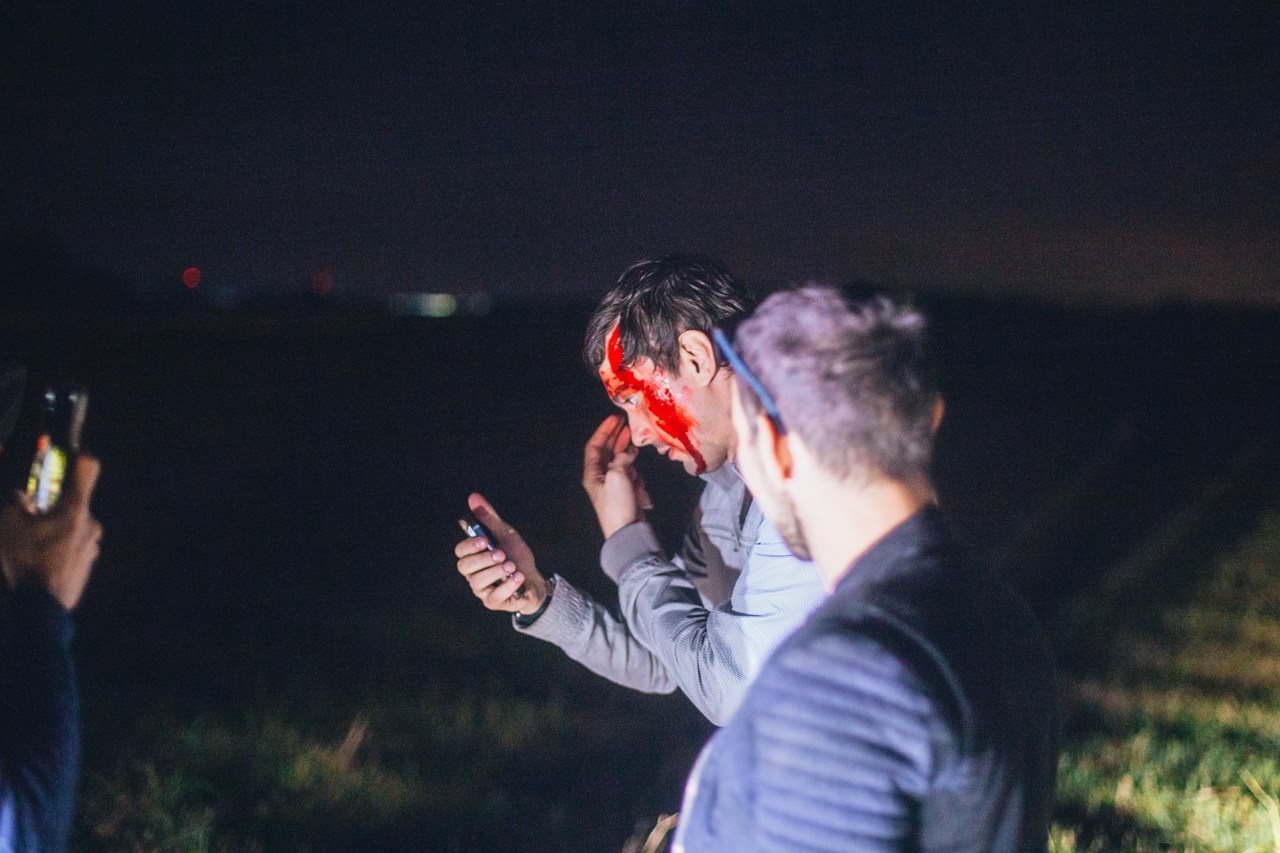 Бэкстейдж съемка рекламы. Фотограф Денис Денисов