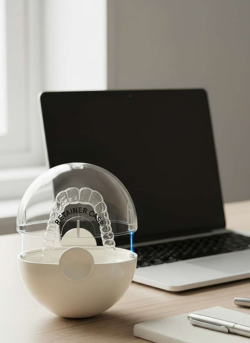 ИИ-фотосъемка для WB. Контейнер для элайнеров. AI BURO