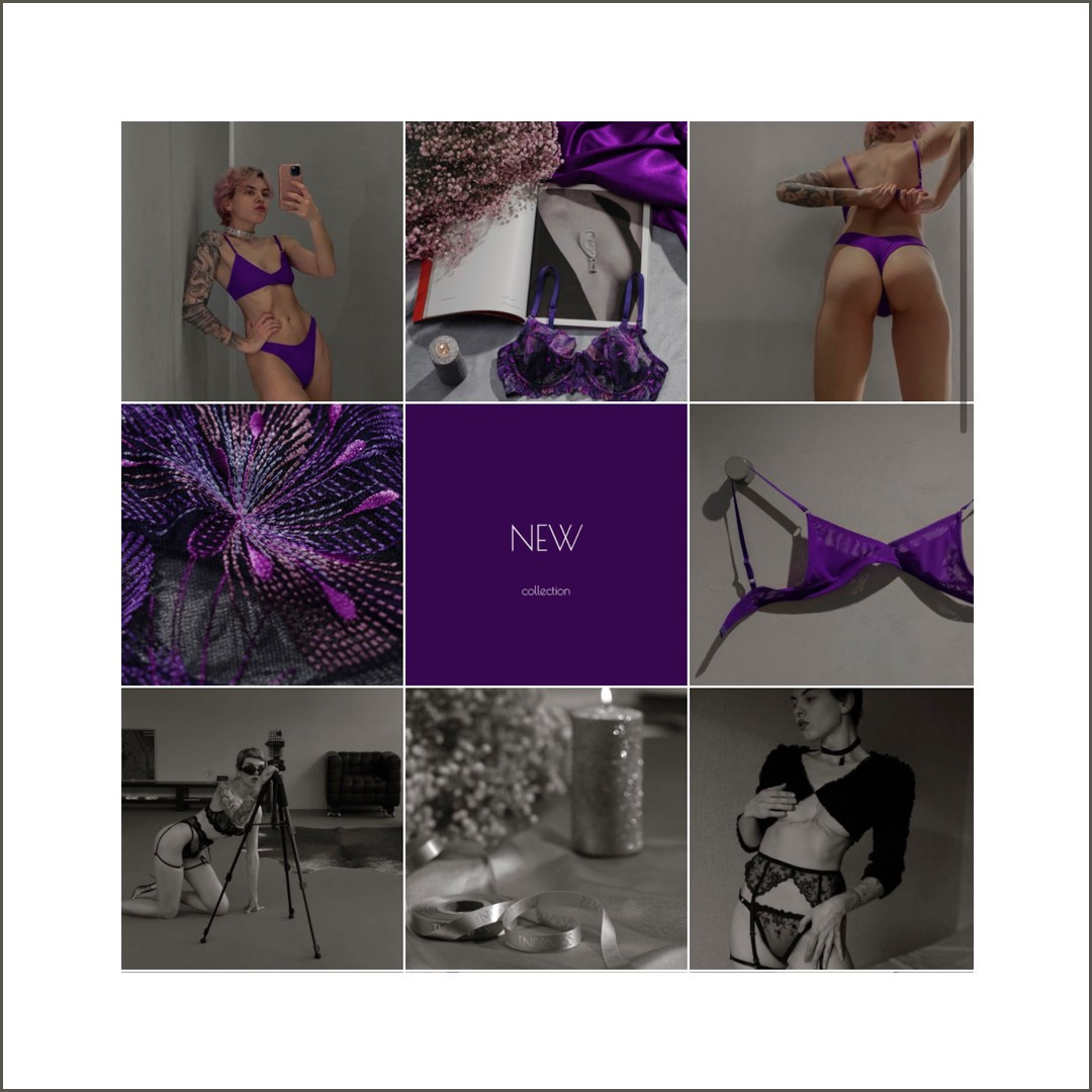 Визуал для бренда белья. Фотограф Кристина Берг