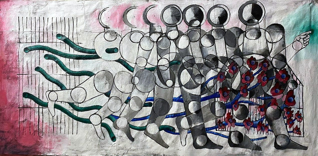 Живопись. Серия " Собери себя если сможешь». Лилия Ким. Междисциплинарный художник