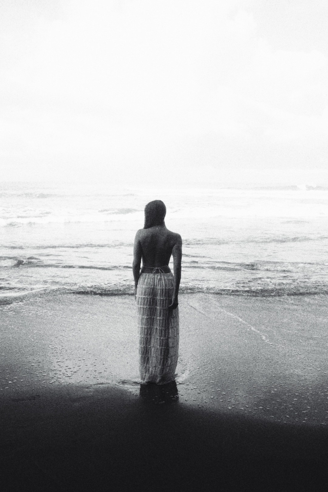 Polina black sands. Portrait photographer based in Bali. Photoshoot in Bali