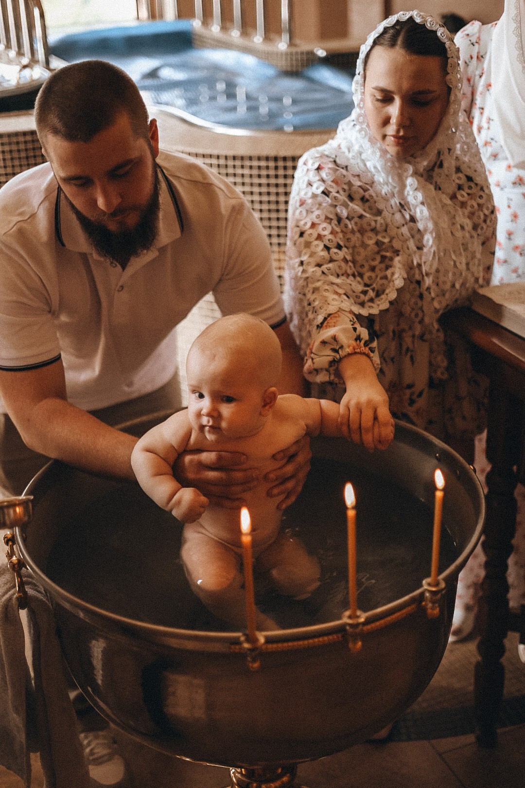 Таинство крещения. Семейный фотограф Полина Легачева