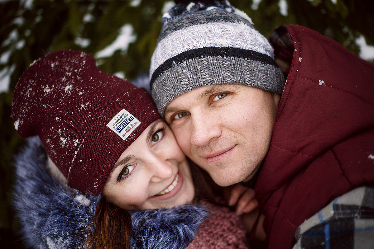 Зимняя семейная фотопрогулка. Свадебный и семейный фотограф Москва Екатерина Верижникова