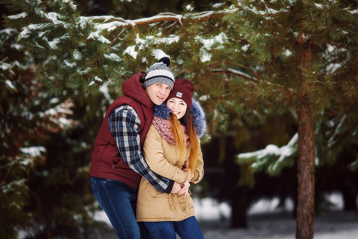 Зимняя семейная фотопрогулка. Свадебный и семейный фотограф Москва Екатерина Верижникова