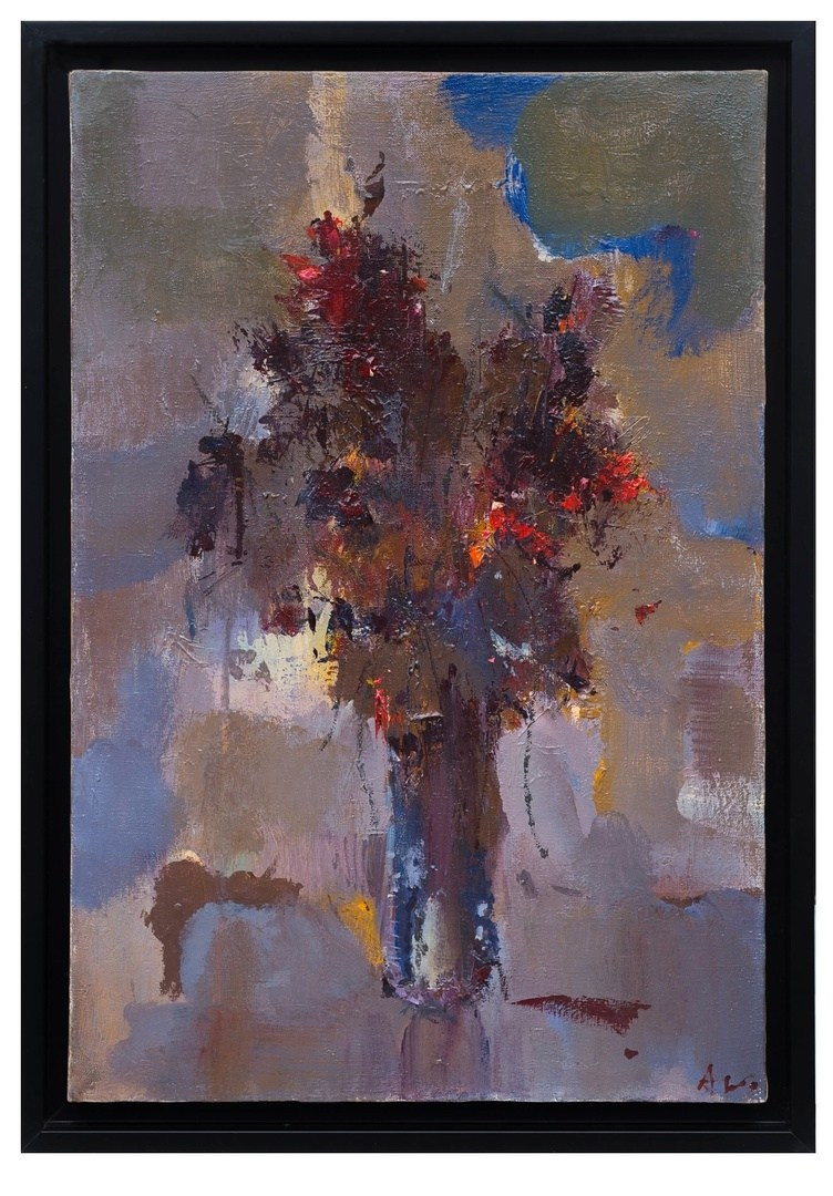 В тени. Художник Александр Каверин