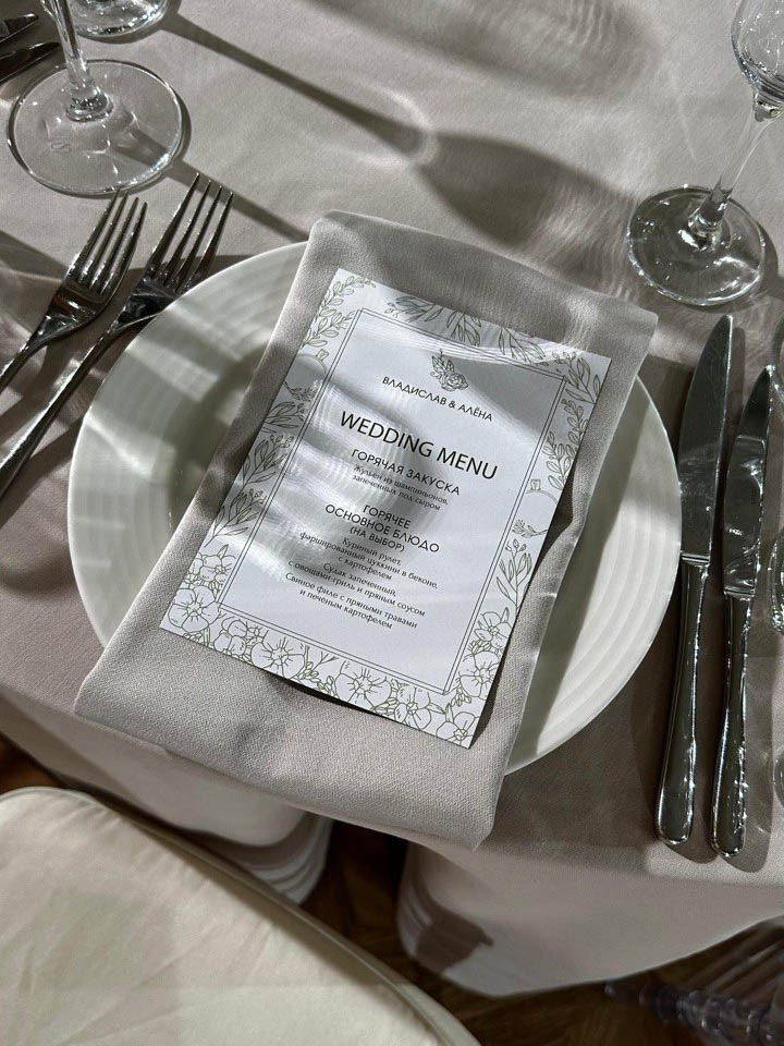 Меню, от 150 руб. Дизайнер полиграфии в Санкт-Петербурге. Заказать свадебные приглашения, подарочные сертификаты, полиграфию для бизнеса, шелковые ленты