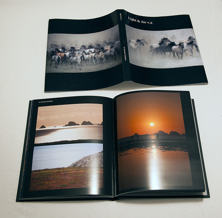 .........................Book. Atmospheric landscapes, horses, butterfies. Alexander Kozhukhov