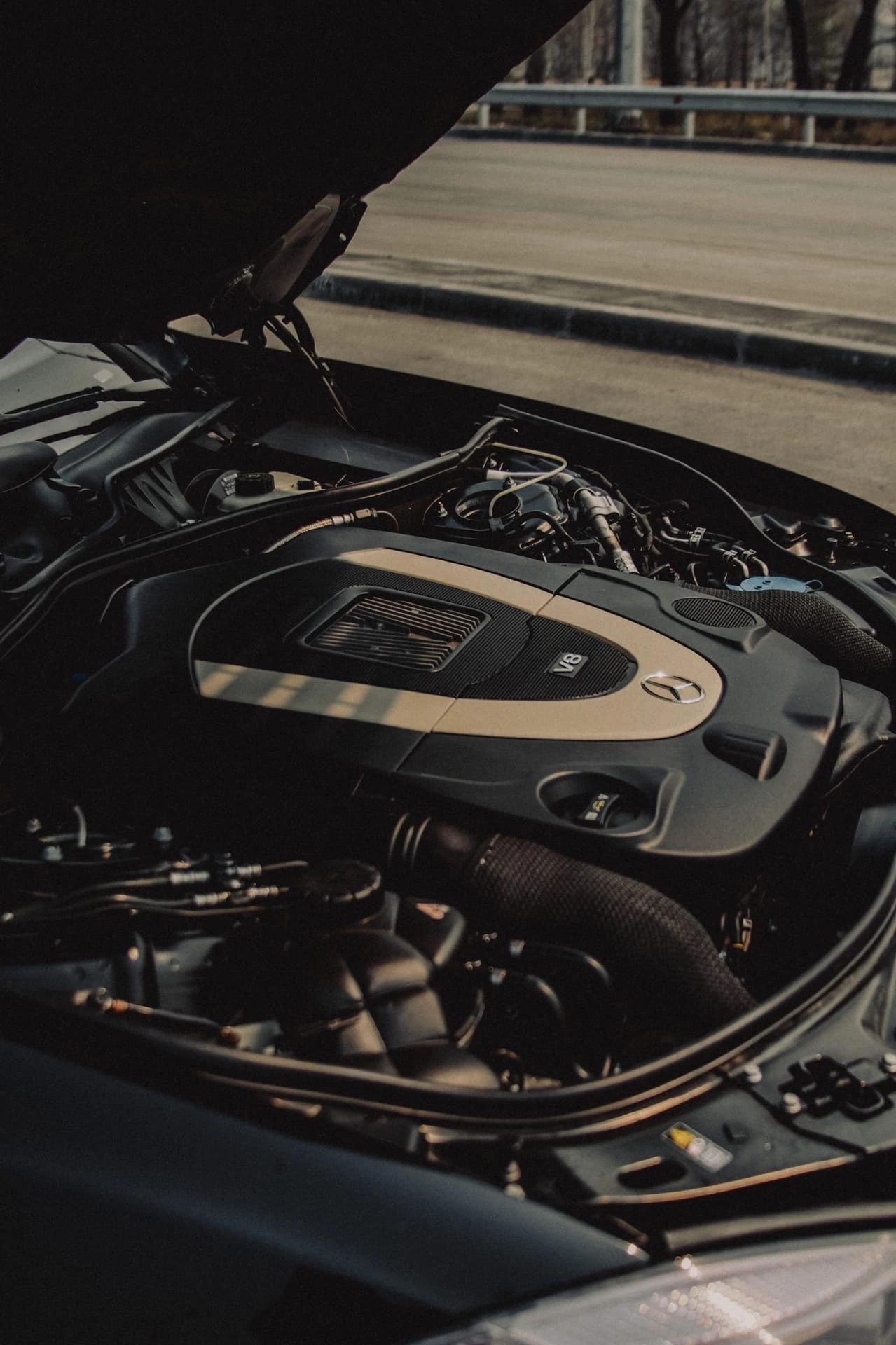 Mercedes CL500. Семейный фотограф Полина Легачева