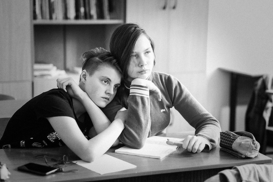 Фоторепортаж со школьного урока 4-го класса. Репортажный фотограф Борис Геер