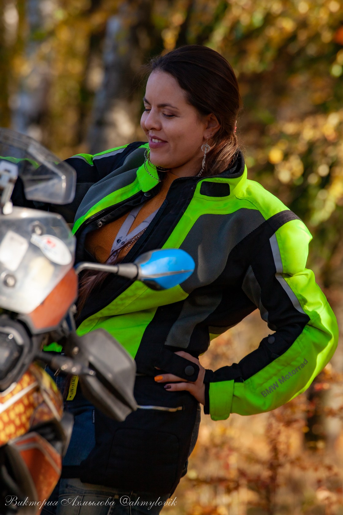 Маша Печенька (BMW GS1200). Виктория Ахмылова. Фотограф в Москве