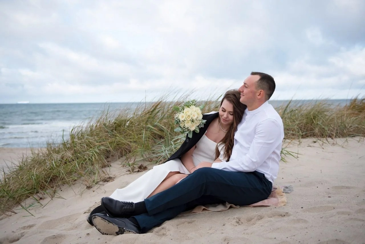 Лавстори на берегу моря. Фотограф Зеленоградск