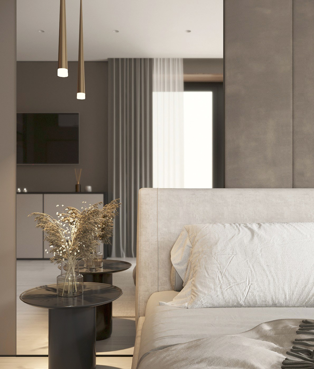 Спальня, частный дом, п. Иноземцево