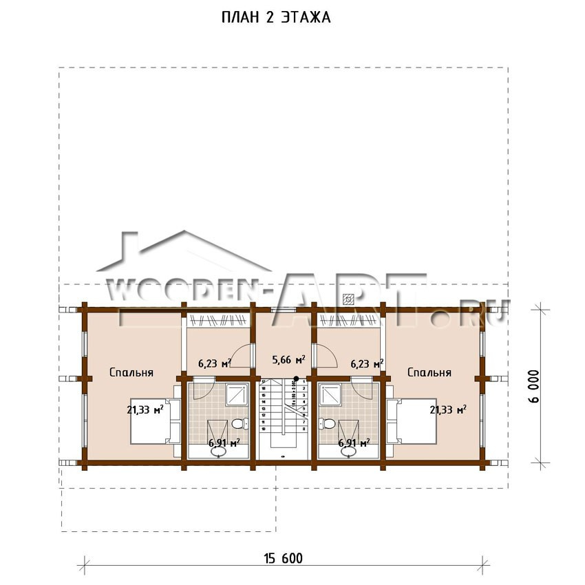 «Красково» 332 кв. м. Проекты деревянных домов