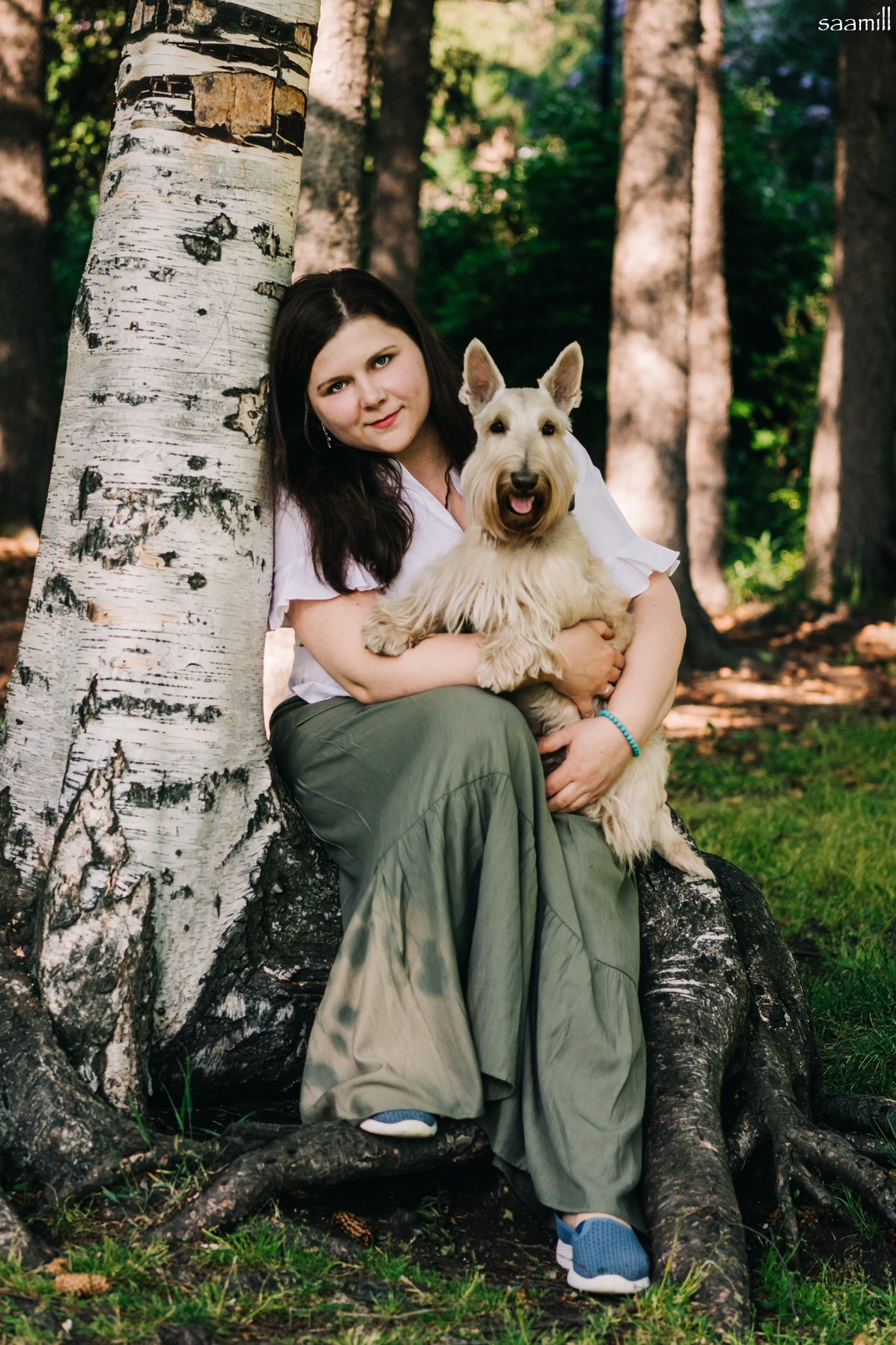 Life with dog. Saamill