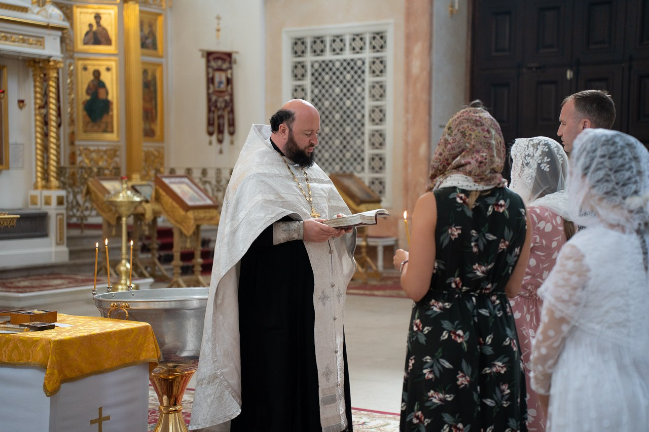 Церемония Крещения Евсевии. Фотограф Мария Ковкова
