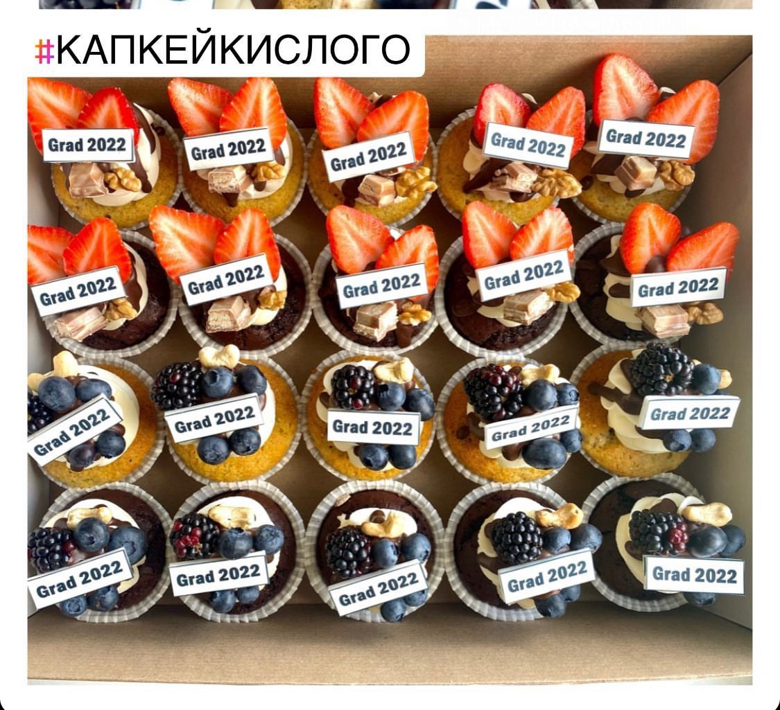 Капкейки фуршетные с логотипом. Katyasugarsugar капкейки, зефир, торты Москва
