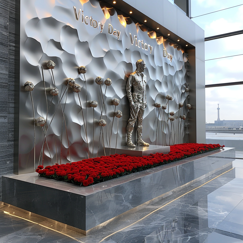 Разработка эскизов декора для тендера для праздника 9 мая. Главная