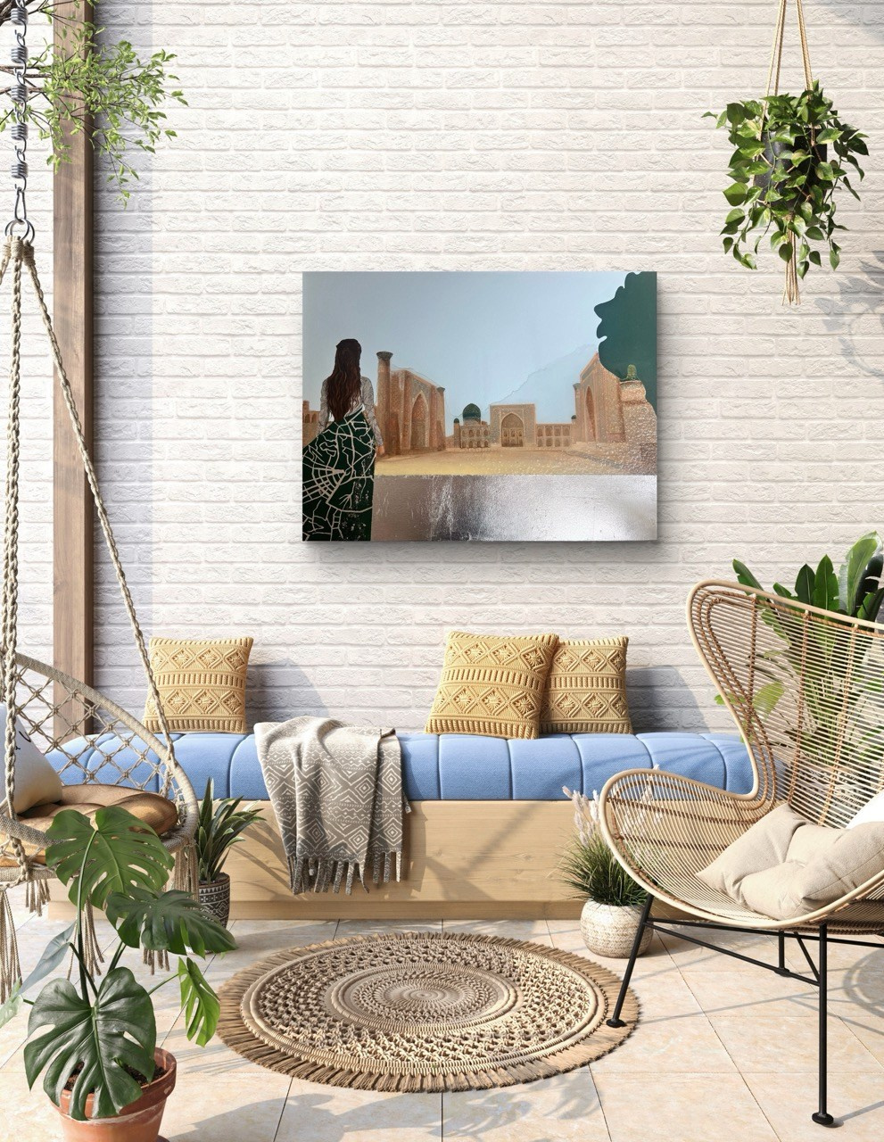 Серия «Волшебница Изумрудного Востока». Картины пейзаж