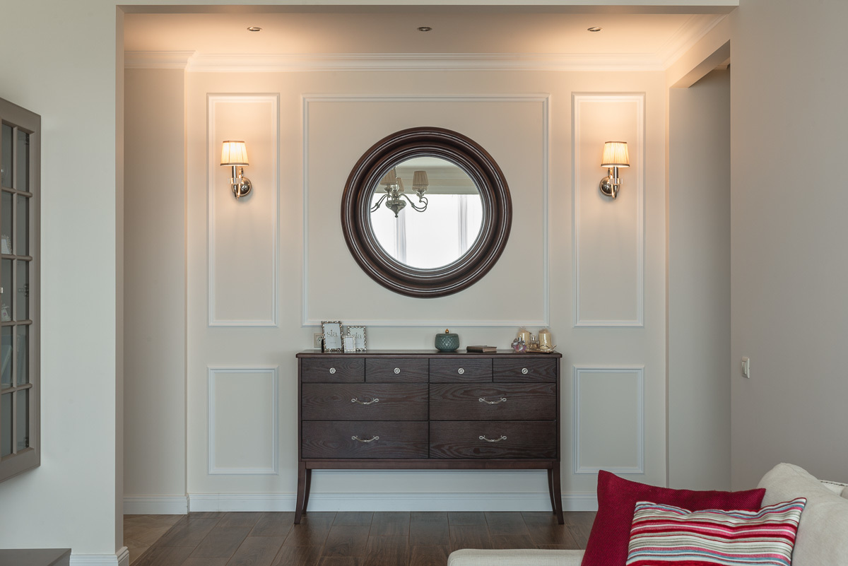 Интерьерная фотосессия квартиры в Севастополе для портфолио дизайнера интерьеров. Фотограф интерьеров Фотосъемка рекламы в Ялте и по Крыму