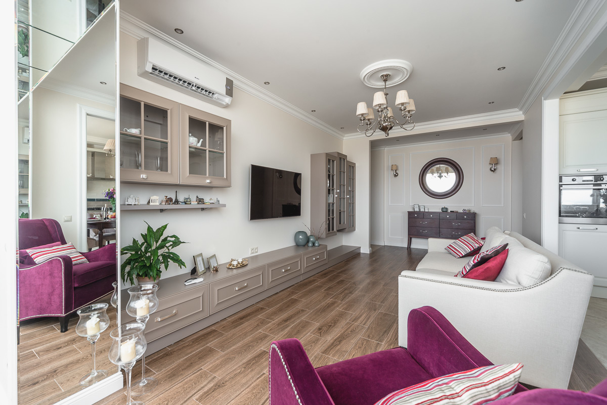 Интерьерная фотосессия квартиры в Севастополе для портфолио дизайнера интерьеров. Фотограф интерьеров Фотосъемка рекламы в Ялте и по Крыму